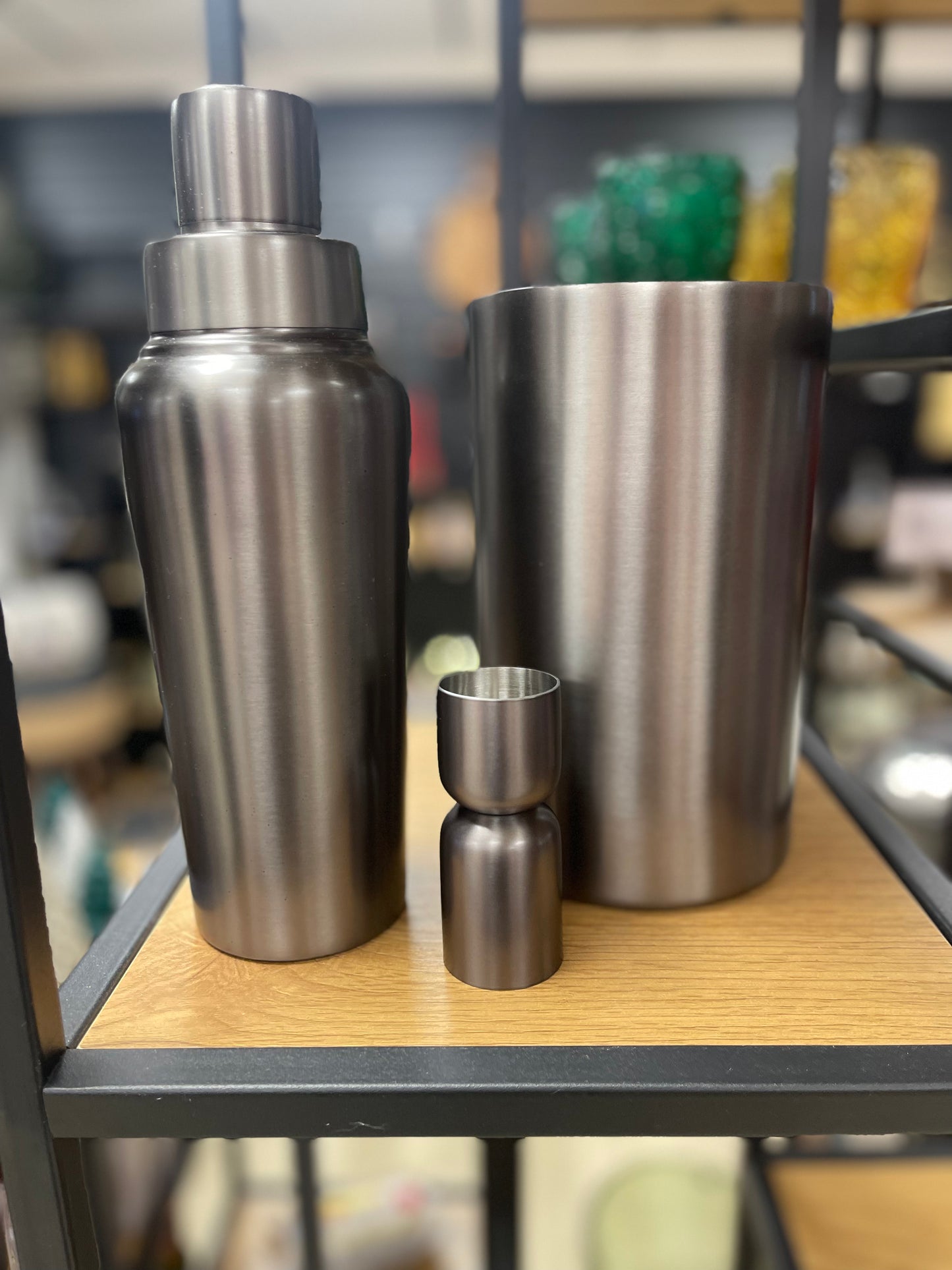 Vökva/sjússamælir Gun Metal