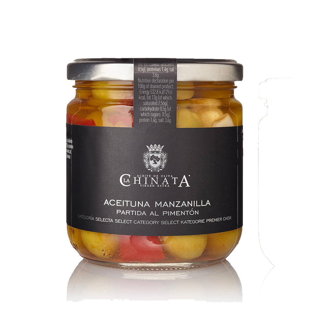 Ólífur/Olives Manzanilla með papriku