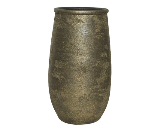 Decoris-Vasi Terracotta Gold 40cm.
