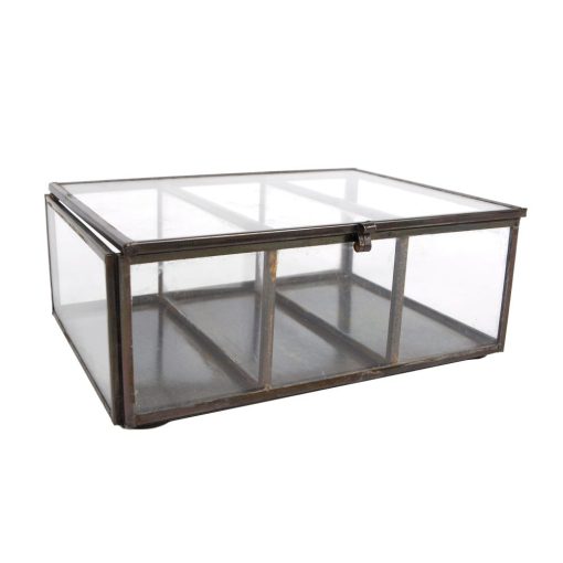 Glerbox svart